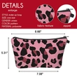 Pink Leopard Cosmetic Pouch