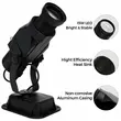 Proyector de gobos led de 15w | proyector para exteriores | iluminación noble