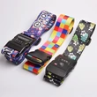 Custom Suitcase Bag Adjustable Polyester TSA Lock Sublimation Luggage Strap Belt for Travel