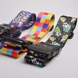 Custom Suitcase Bag Adjustable Polyester TSA Lock Sublimation Luggage Strap Belt for Travel