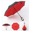 Solid Color Promotional Reverse Umbrella with Custom Logo