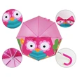 Kids Lovely Outdoor Play 3D Cartoon Rain Umbrella Go School