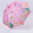 Full Print Children 3D Print Anti-drip Cartoon Rain Umbrella