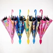 Full Print Children 3D Print Anti-drip Cartoon Rain Umbrella