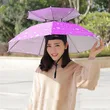 Outdoor Foldable Sunshade Umbrella Hat Golf Fishing Camping Umbrella