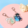 Cartoon Anime Custom Transparent Promotional Acrylic Keychain