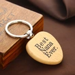 DIY Craft Art Promotional Laser Engraved Logo Wood Keychain
