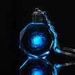 Promotional Transparent Crystal 3D LED Keychain