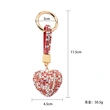 Promotional Diamond Crystals Heart Keychain Bag Accessories for Girls