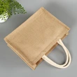 Promotional Eco Friendly Handle Linen Tote Jute Bag Grocery Bag