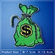 Customized Iron on Money Currency Patch Sticker DIY Accessories
