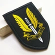 Tactical Combat Shield Embroidery Sword Velcro Armband Patch