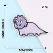 DIY Kids Schoolbag Clothing Adhesive Embroidery Sticker Dinosaur Patch