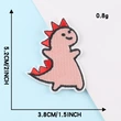 DIY Kids Schoolbag Clothing Adhesive Embroidery Sticker Dinosaur Patch