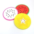 Non-slip Heat Insulation Fruit Shaped Coaster Silicone Table Cup Mat