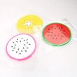 Non-slip Heat Insulation Fruit Shaped Coaster Silicone Table Cup Mat