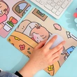 Custom Rubber Mouse Pad Cartoon Mouse Mats for Girls
