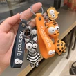 Promotion 3d Soft Pvc Rubber Cartoon Animal Zebra Giraffe Keychain