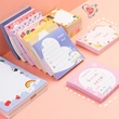 Square Cute Portable School Kids Anime Sticky Notes Custom Memo Pad