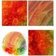 Halloween Carnival Party Synthetic Clown Wigs Football Fans Wigs