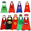Kids Capes Costumes Children Superhero Anime Fancy Wear Cloak Costume