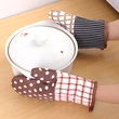 Customized Non-slip Kitchen Cotton Microwave Gloves Baking Oven Mitts