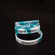 Promotional Custom Logo Debossed Silicone Wristband Bracelet