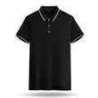 Men Women Custom Printed 100% Cotton Golf Polo T Shirt