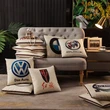 Car Shop Promotional Gift Throw Pillow 2 in 1 Quilt Blanket