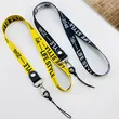 Cheap Personalized Polyester Neck Woven Custom Jacquard Logo Lanyard