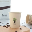 Disposable Hot Drink Paper Cup Beverage Cup Takeaway Advertising Cup
