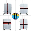 Cross Packing Travel Suitcase Luggage Strap with Adjustable Buckle
