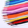 Solid Athletic Sneaker Flat Shoe String Promotional Shoe Ropes