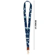 leather buckle neck strap office lanyard exhibition id lanyard