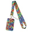 Sublimation School Office ID Card Holder Neck Strap for Girls