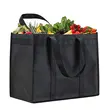 Reusable Grocery Bags Stands Upright Foldable Tote Non-woven Bags