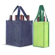 Custom Promotional 6 Storage Bottle Wine Tote Non Woven Bags