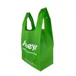 Custom Non Woven T-shirt Bags Recyclable Vest Carrier Bags