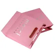 Custom Print Promotional Die Cut Handle Pink Paper Shopping Bag