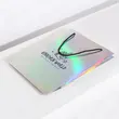 Glossy Holographic Cosmetics Gift Cardboard Paper Bag