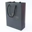 Luxury Black Printed Custom Logo Clothing Paper Shopping Bags