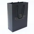 Luxury Black Printed Custom Logo Clothing Paper Shopping Bags
