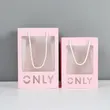 Custom Transparent Window Gift Shopping Paper Bag