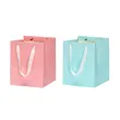 Long Handle Square Paper Shopping Bag with Customized Logo