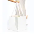 Long Handle Square Paper Shopping Bag with Customized Logo