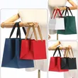 Long Handle Square Paper Shopping Bag with Customized Logo