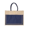 Custom Printed Eco Friendly Burlap Jute Shopping Tote Bag with Logo