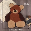 Super Large Soft Sew on Towel Chenille Bear Patch