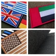 Tactical Combat Military Country Flag Hook and Loop Patch