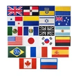 Tactical Combat Military Country Flag Hook and Loop Patch